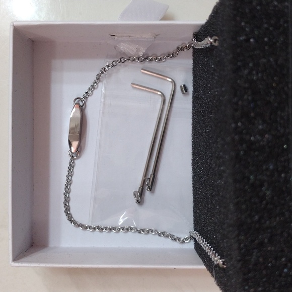 Mini O Ring Necklace Day Collar 24/7 Wear - Picture 11 of 11